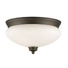 721f2-ob 721f2 Amon Light Flush Mount Ceiling Fixture White Dome 685659058062