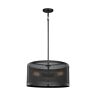 73-bel-2755952 Bailey Street Home Three Light Pendant Black Finish 713937944001