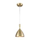 17092-1fb 748119114194 Elk Lighting Spun Aluminum One Light Pendant French