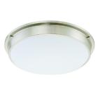75281.0 Sylvania Flush Mount Ceiling Stain Nickel Led Indoor 046135752810