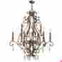 7529-dt Shelby Crystorama Lighting Group 7529 Distressed Twilight 9 Light 32 Wide 2 633779024078