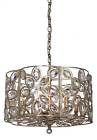 7586-dt Crystorama 6-light Eclectic Chandelier 633779032059