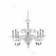 7868d36wh Elegant Lighting Muse 36 8 Light Royal Crystal Chandelier Chandeliers