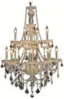 7890d28g-rc Euroluxhome Chandelier Pendant Giselle Traditional Gold Black Royal 100014199490