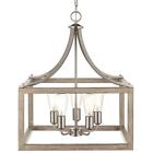 7949hdc Home Decorators Boswell Quarter Brushed Nickel Pendant New 785247211715