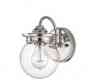 8-232-1-109 Nickel House Savoy Finish Fixture Bath Polished Downing 1-light Bar