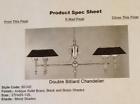 801ae Chapman Double Billiard Chandelier Lighting