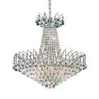 8031d24c-rc Elegant Lighting Victoria Chrome Chandelier With Clear Royal 848145065443