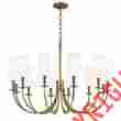 8032-agb 8032 Hudson Valley Lighting Mason 12 Light Single Tier Chandelier Aged Brass