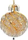 8052d22g-ec Euroluxhome Chandelier Pendant Spiral Contemporary Gold Black Elegant 616524373959