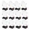 810000072910 Sunco Lighting Pack Inch Slim Led Downlight Baffle