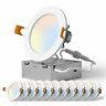810051056242 Sunlake Lighting Pack Recessed Led Inch Ceiling Lights