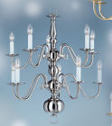 8139bn Brass Williamsburg Nickel Chandelier 10 Solid Lamp Lights Color