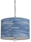 8319-3h Af Lighting Unique Drum Pendant