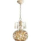 8356-61 Quorum International Leduc Florentine Gold Round Pendant 190808051097
