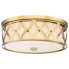 840-249 840 Minka Lavery Wide Flush Mount Drum Ceiling Fixture 747396103167