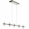 8879137 84067 Elan Arabella Polished Nickel Led Pendant With Crystal 887913840677