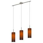 20175a 842 652 Eglo Brown Sugar Matte Nickel Hanging Island Light 9008606097722