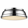 3602-14-ch 844375031685 Golden Lighting Duncan Light Wide Flush Mount Ceiling