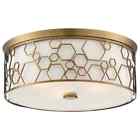 845-108 845 Minka Lavery Flush Mount Drum Ceiling Fixture Shade 747396103266