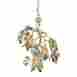 7481190 86051 Elk 3 Light Chandelier In Seashell And Amber Glass New 748119860510