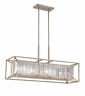 87438-ap Designers Fountain Aged Platinum Linares Tier Linear Chandelier 046335995840