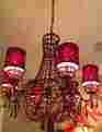 89210 Parisian Arteriors Home 6l Black Garnet 33 Inch Chandelier