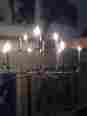 89416 Anteriors Home Breck 12 Light Metal Brushed Nickle Chandelier By