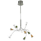 89992a Eglo Nico Light Chandelier Matte Nickel Retail Nib 9008606103430