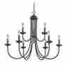 Tn-60046 9-light Titan Lighting Williamsport Hardwired Oil-rubbed Bronze Classic Candle-style Chandelier 0748119075297