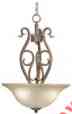 90314nut Traditional Design Inverted Pendant 3-light Vintage Box