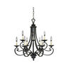 9039-ni Designers Fountain Natural Iron Lght Candelabra Chandelier From 046335877269