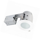 90663 Globe Electric Frosted Glass Led Recessed Shower Lighting 058219906637