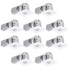 90872 Globe Electric Swivel Spotlight Recessed Light Kit Dimmable 058219908723