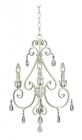 92047ww Finish Weathered Chamberlain Kenroy Chandelier Light White Home 3
