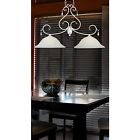92048ww White- Chamberlain 304 Island Kenroy Light Chandelier Pendant-weathered
