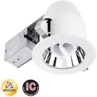 9232301 Utilitech White With Chrome Reflector Remodel And New Construction Recessed