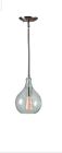 93180clr Kenroy Home Brand New In Box Rhone Steel Mini Pendant