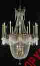 9322g40 Elegant Lighting Palace Esperanza 22 Light 57 Antique Bronze Crystal Chandelier