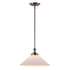 93245bs 93244bs Kenroy Home Conical Brushed Steel Pendant 0053392122058