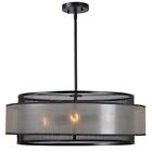 93329orb Kenroy Home Alessandra Bronze Chandelier With Shade 0053392127244