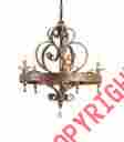 9526 Currey And Company Gold Salzburg Crystal Chandelier