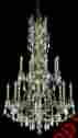9616g37ab Elegant Lighting Palace Monarch 16 Light 64 H Antique Bronze Golden Teak Crystal Chandelier