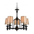 9625 Trans Globe Lighting Modern Meets Traditional 5 Light Rubbed Oil Bronze Chandelier 736916563758