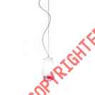 967459 Crystal Chrome Jeweled 1 Red Light Pendant Accents Hampton Bay Hanging