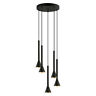 97606a Eglo Lights Circular Staircase Pendant With Matte Black 008606193516