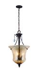 9765-88 World Imports Ethelyn Collection Oil Rubbed Bronze Pendant 008938900683