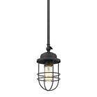 9808-m1l Blk Golden Lighting Seaport Black Mini Pendant 844375058538