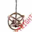 98260 Zuo Modern Caledonite Ceiling Lamp Natural 816226027635
