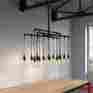 98268 Zuo Maldonite Ceiling Lamp Rust Black Chandelier 816226027710